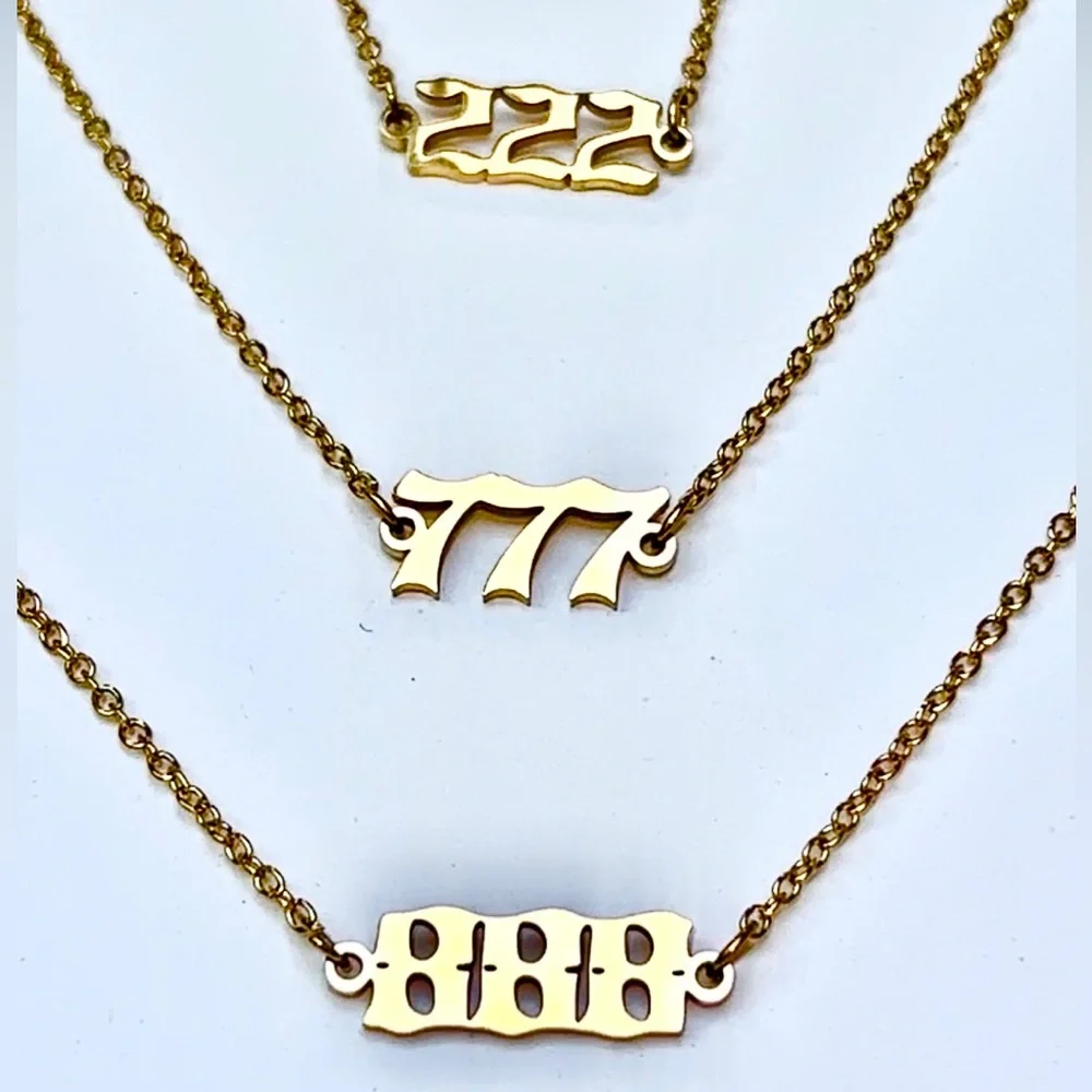 ✨🔮 888 Mystic Gypsy 18kp Gold Numeric Anklet 🔮✨ 1 LEFT!!! - Picture 1 of 9